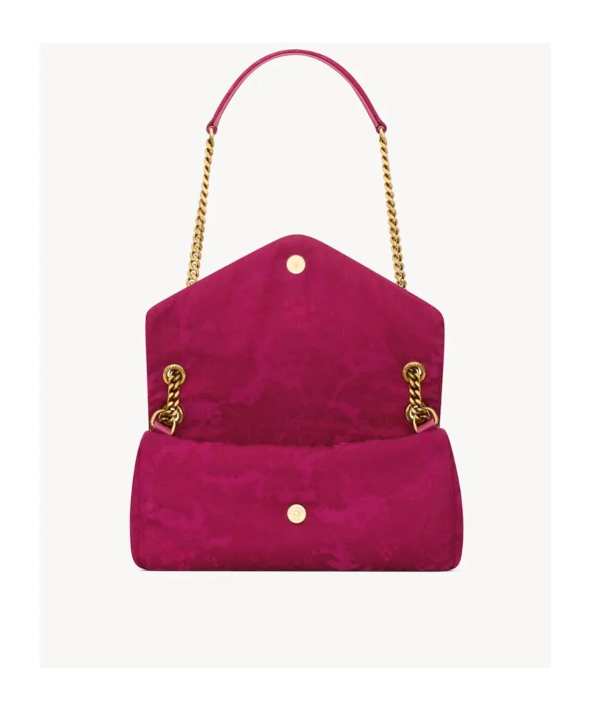 Saint Laurent Calypso Jacquard Small Shoulder Bag