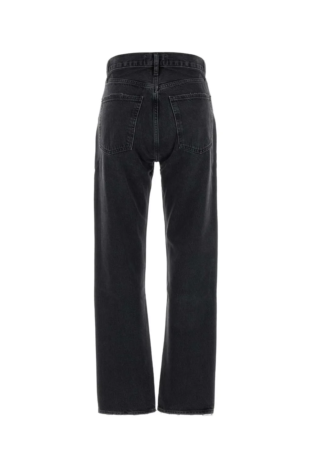 Denim Trousers With Belt Loops