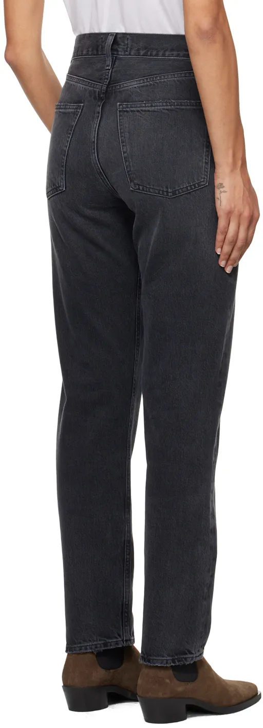 Denim Trousers With Belt Loops