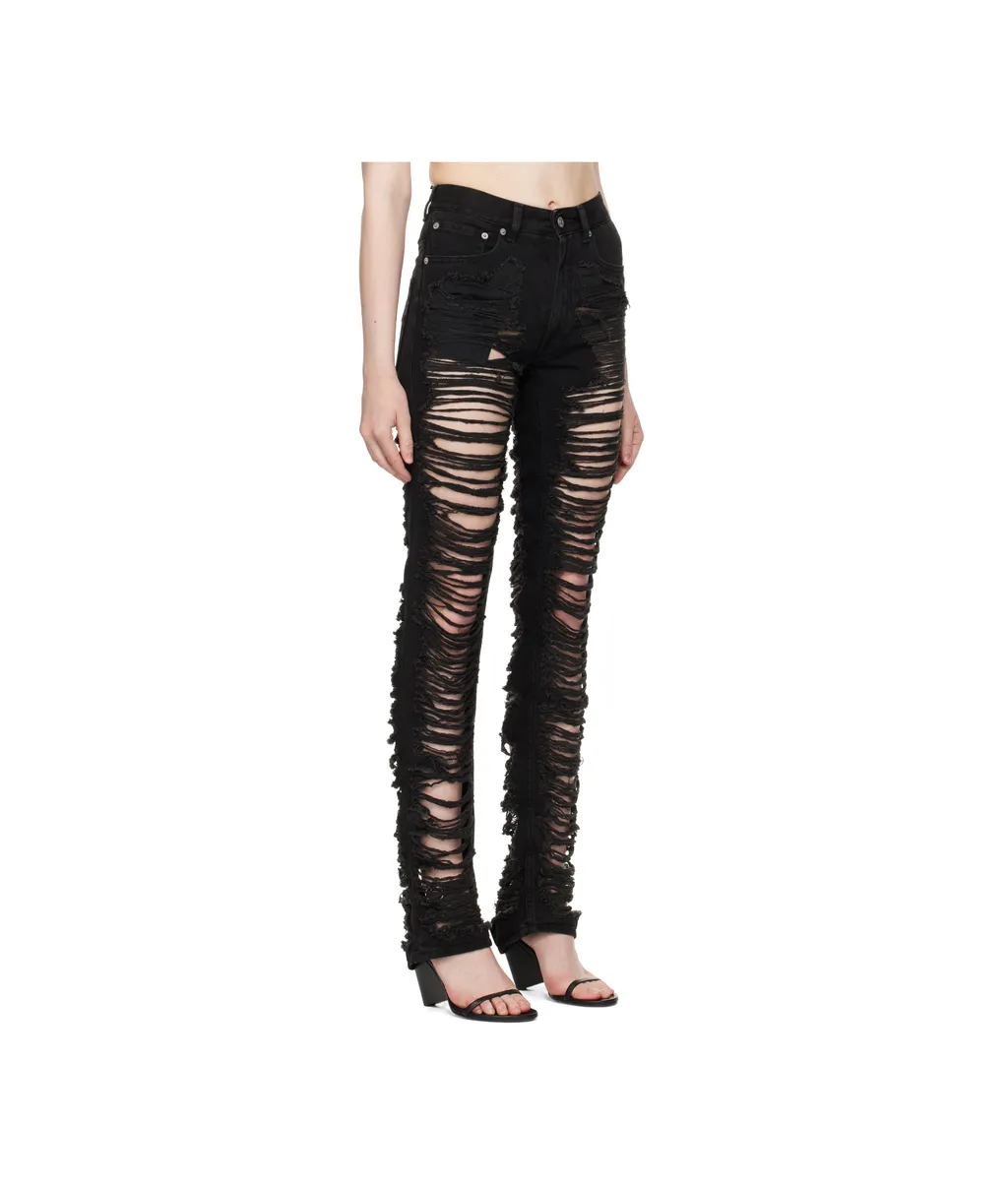 Mm6 Maison Margiela Distressed Denim Jeans