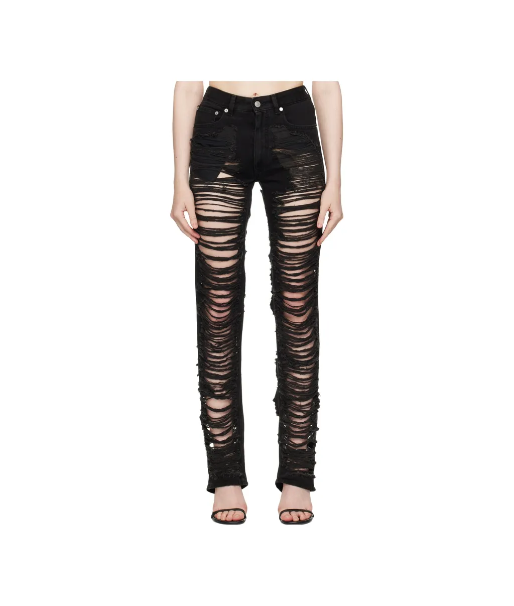 Mm6 Maison Margiela Distressed Denim Jeans