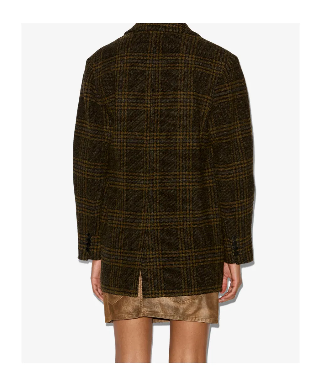 Isabel Marant ÉToile Double-Breasted Checked Blazer