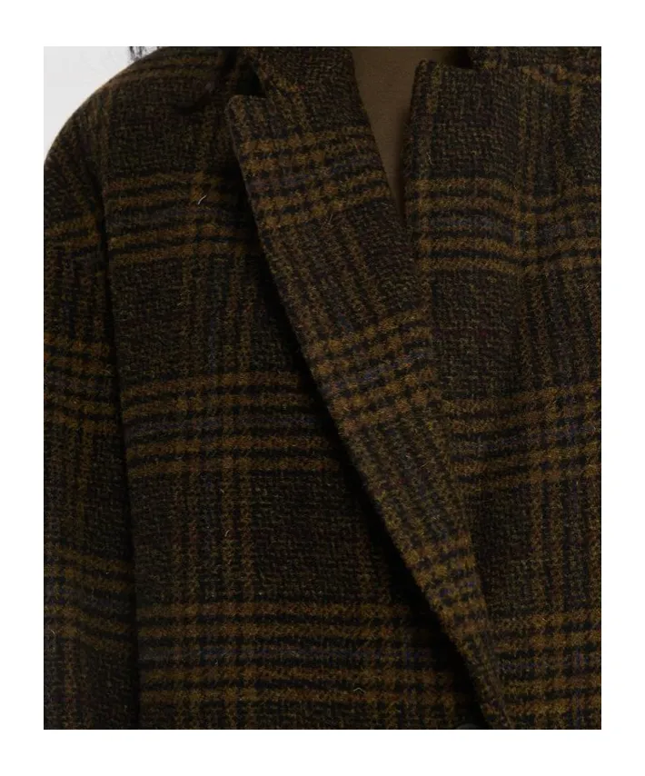 Isabel Marant Toile Limiza Checkered Coat