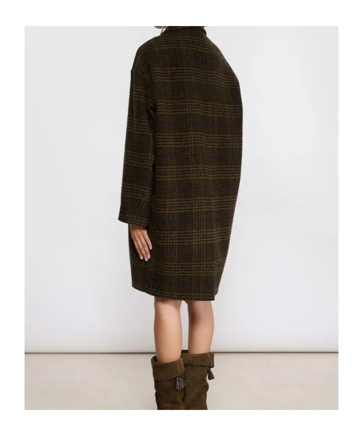 Isabel Marant Toile Limiza Checkered Coat