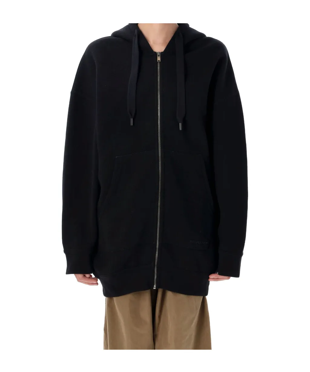 Zip-Up Hooded Top