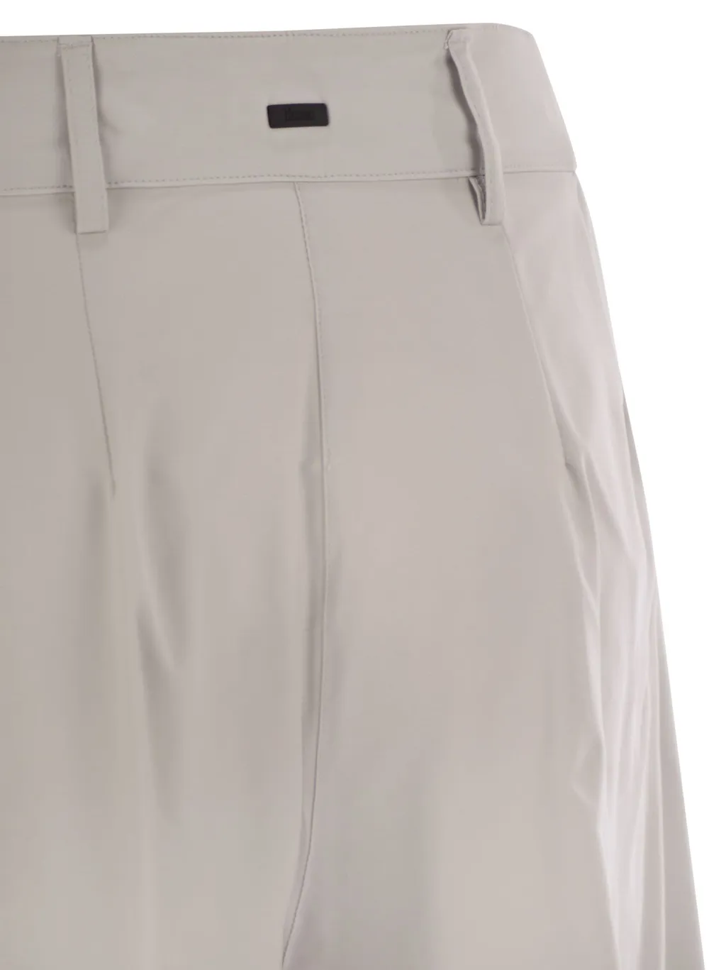 Herno Wide-Leg Pleated Trousers