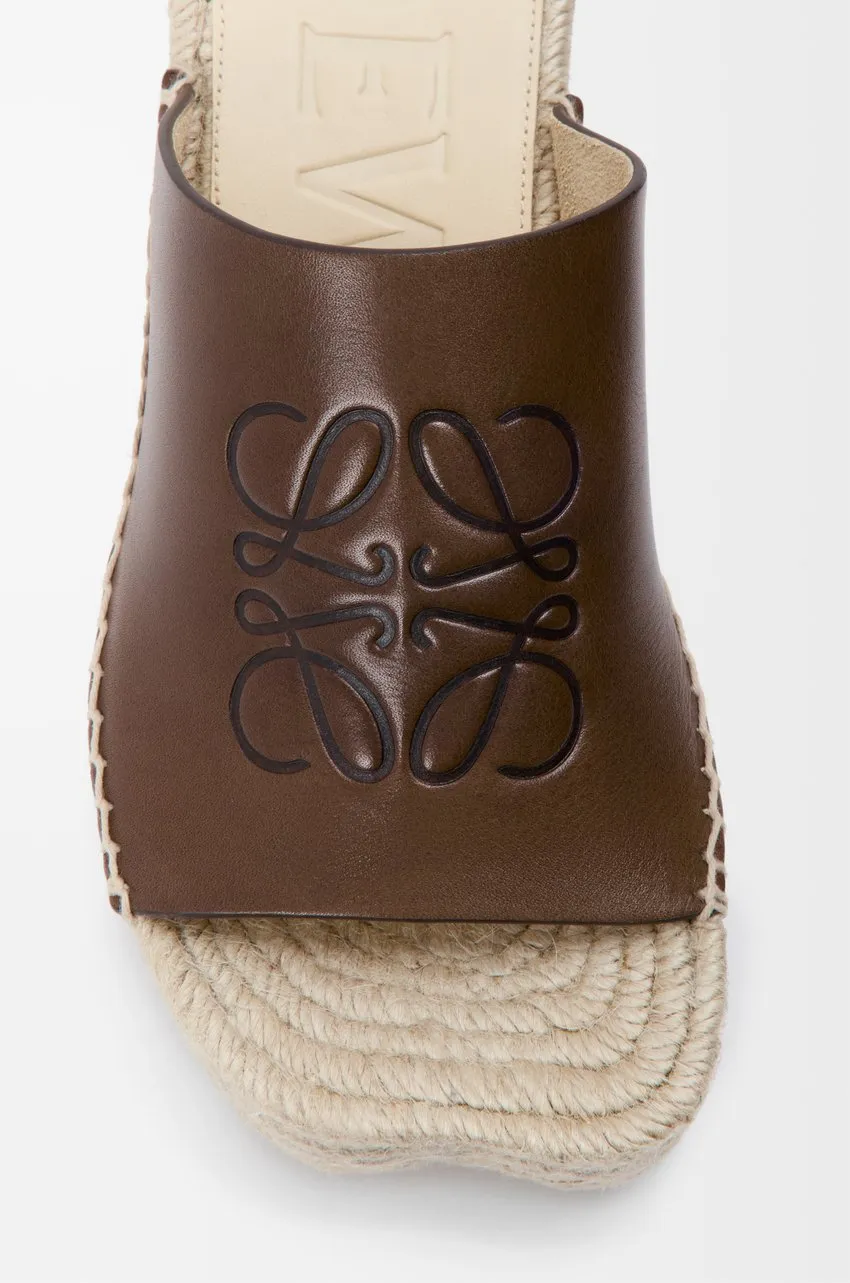 Loewe Petal Espadrille Platform Slides