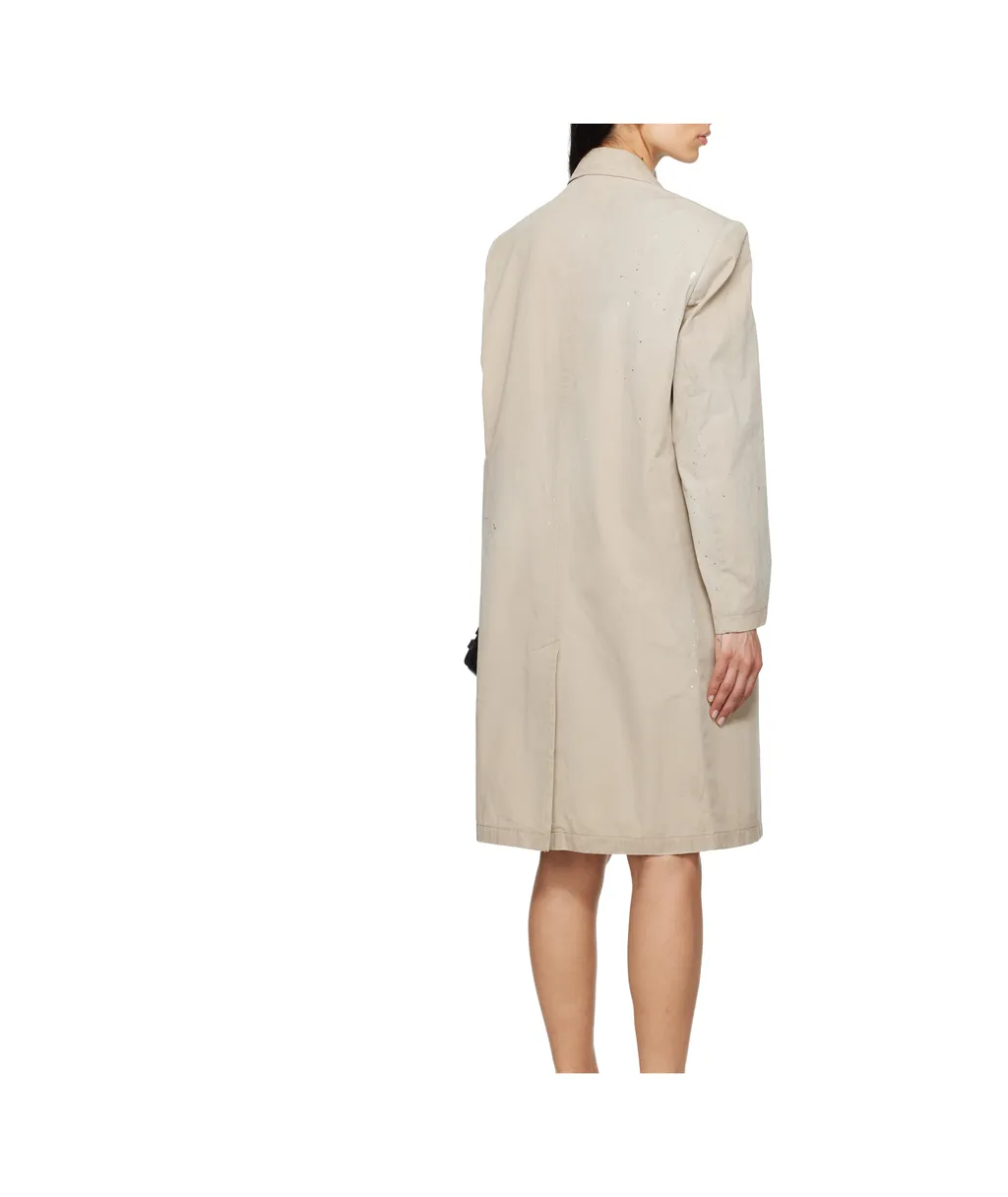 Cotton Gabardine Trench Coat