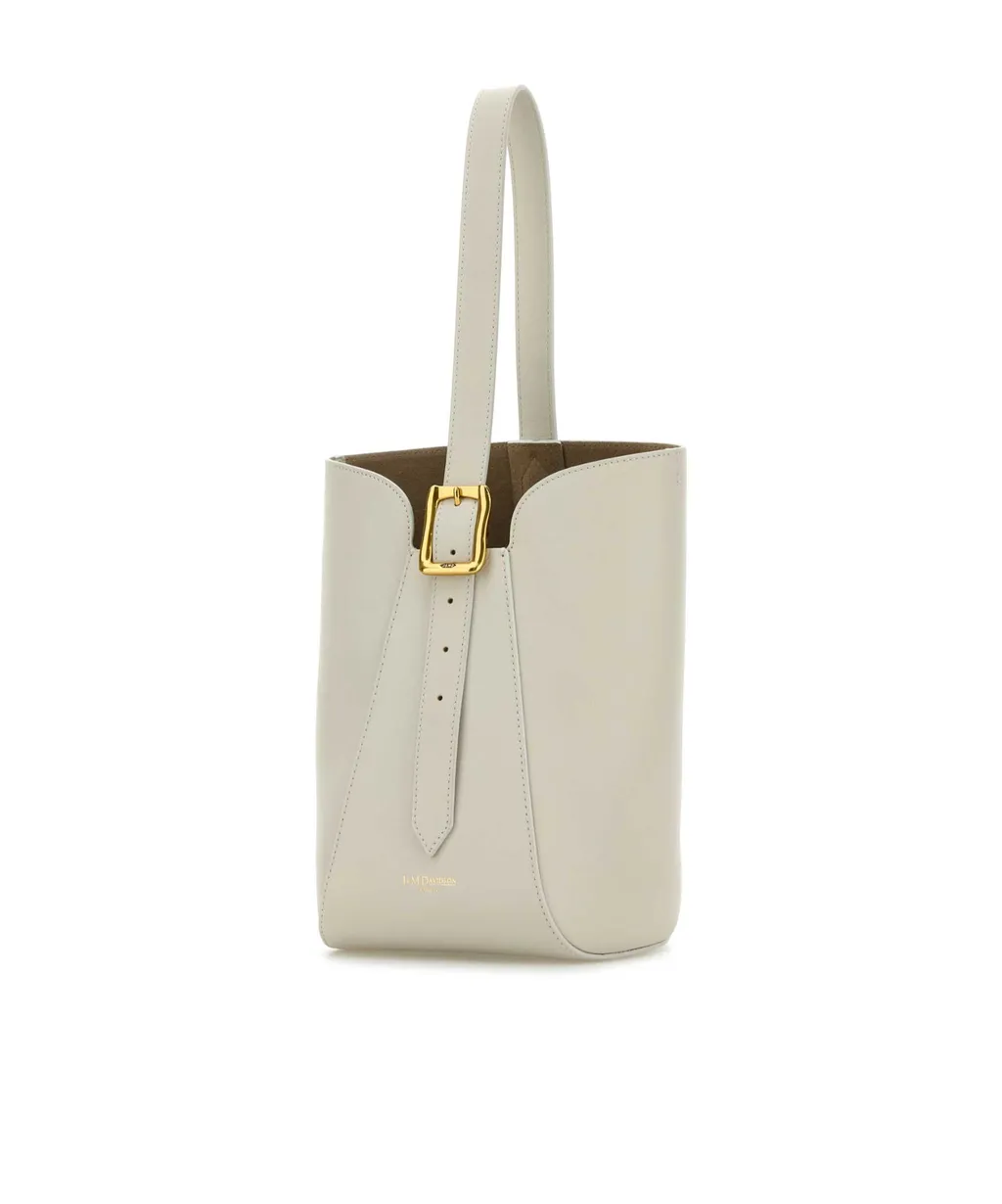 Nano Quiver Buckle-Fastening Leather Bucket Bag