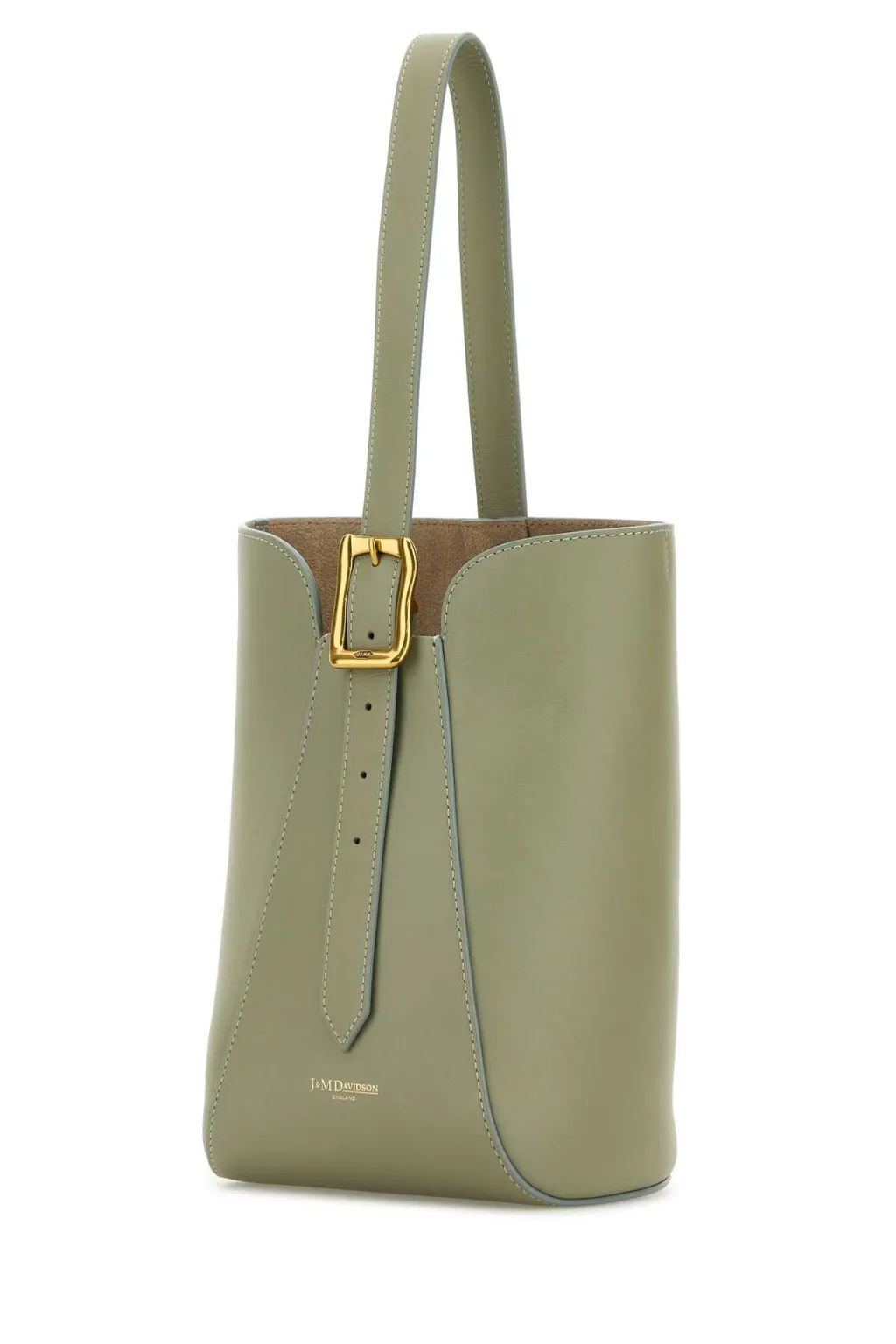 Nano Quiver Buckle Leather Bucket Bag