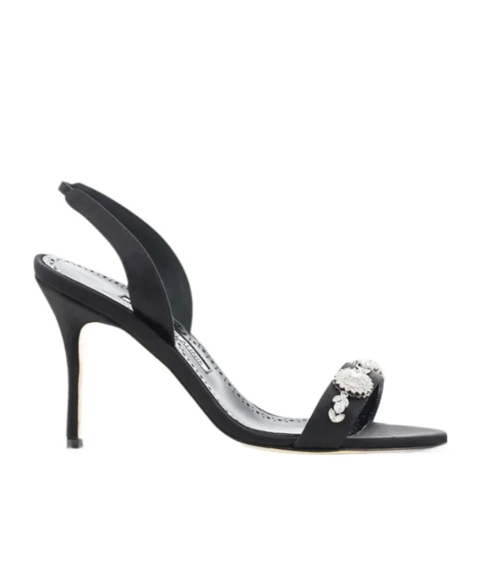Round Toe High Heel Sandals