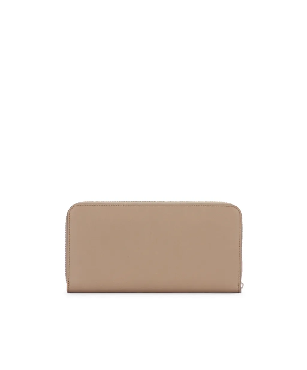 Zip-Around Leather Wallet