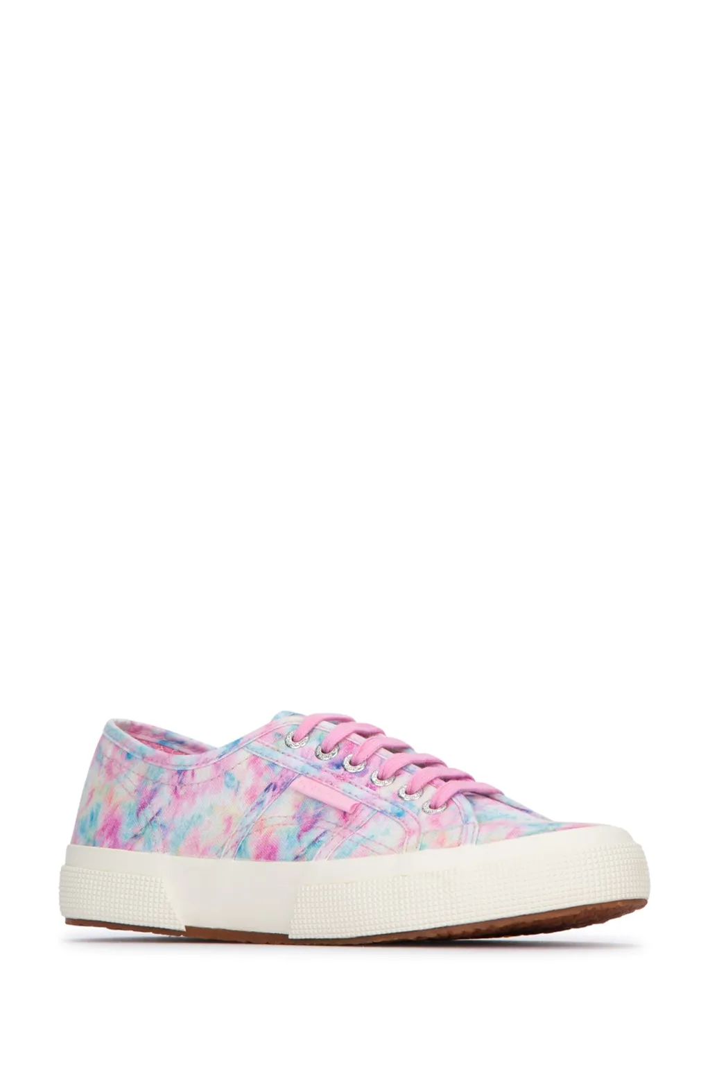 Tie-Dye Logo-Tag Sneakers