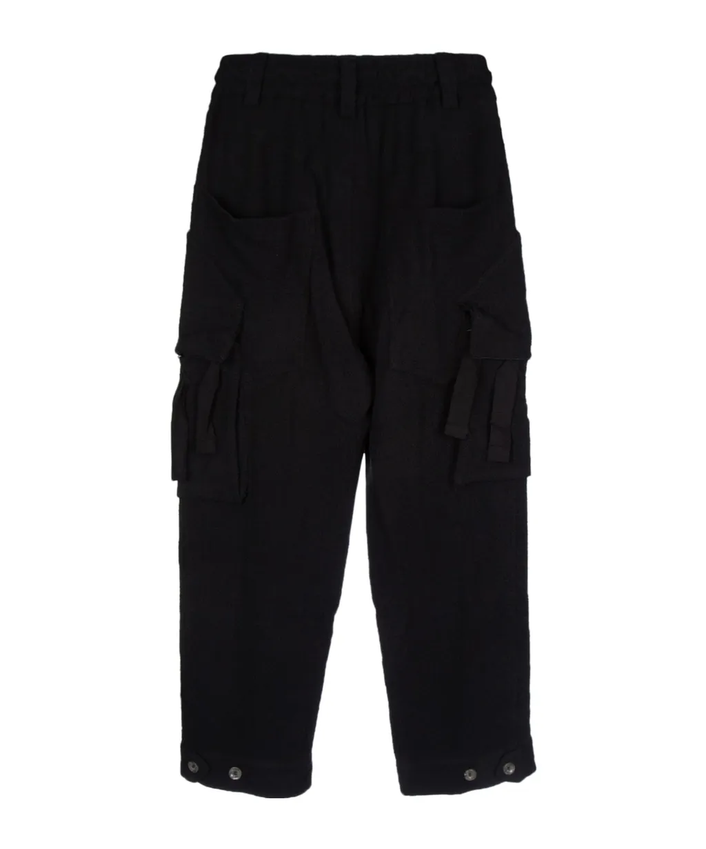 Elastic Waistband Casual Pants