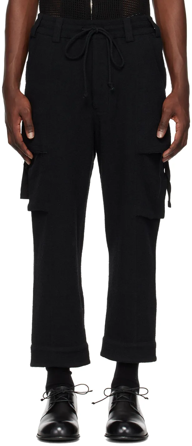 Elastic Waistband Casual Pants