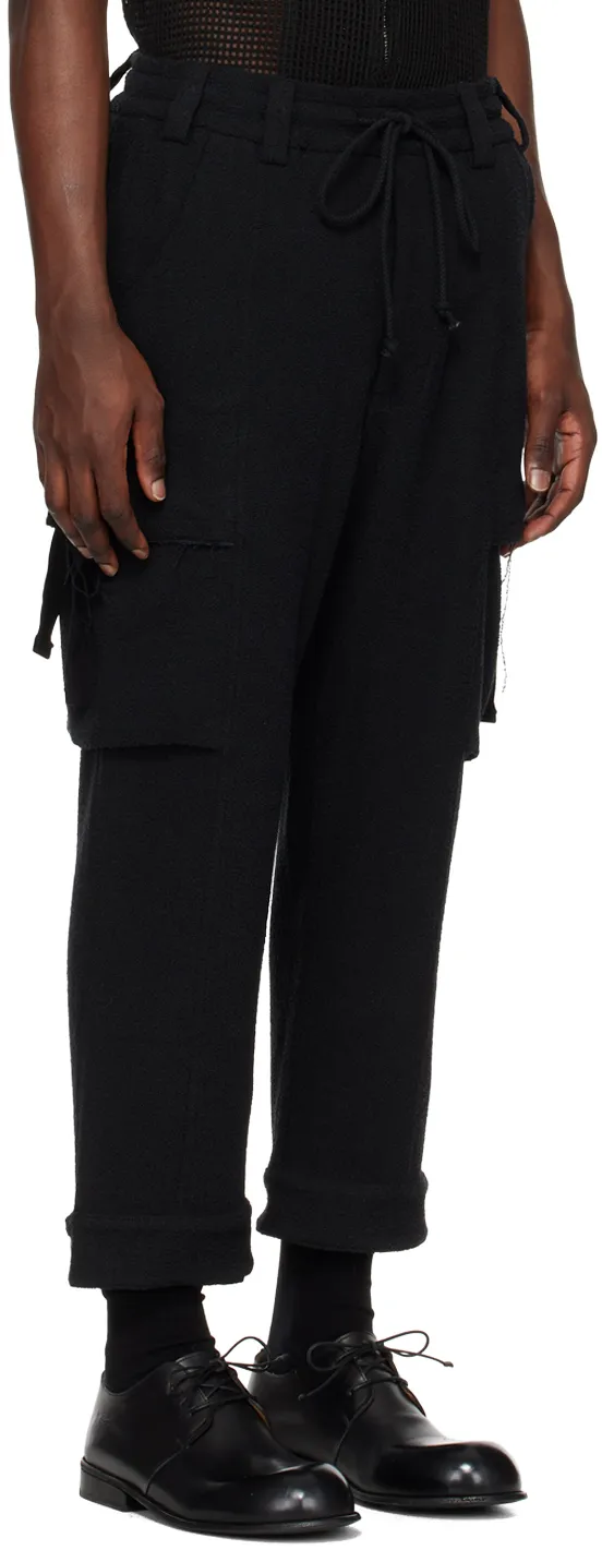 Elastic Waistband Casual Pants