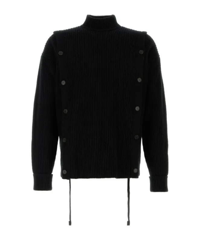 Long-Sleeved Blended Sweater