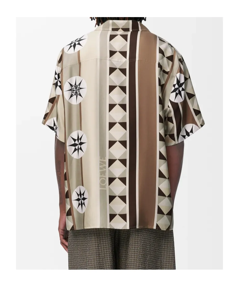 Short Sleeve Shirt In Silk
