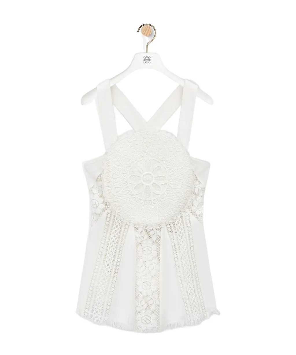 Lace-Panel Blouse
