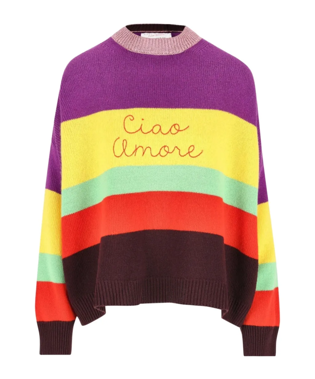 Long-Striped Sweater