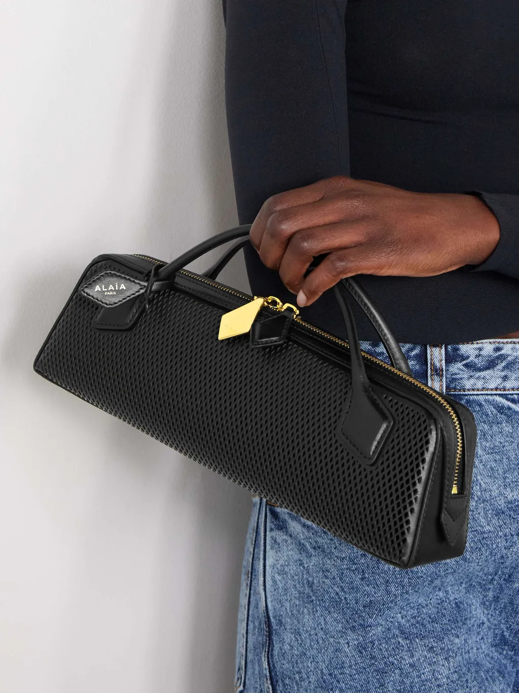 AlaÏA Zip-Up Tote Bag