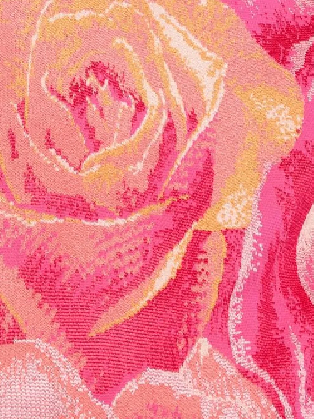 Roberto Cavalli Garden Rose Print Mini Dress