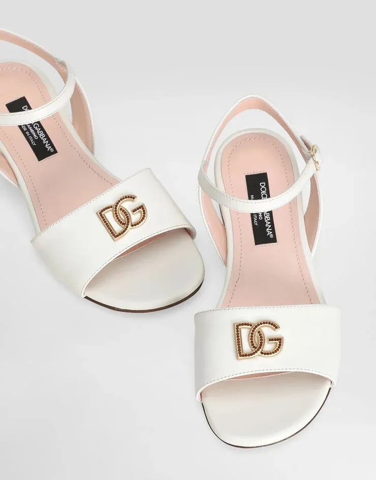 Logo-Plaque Sandals