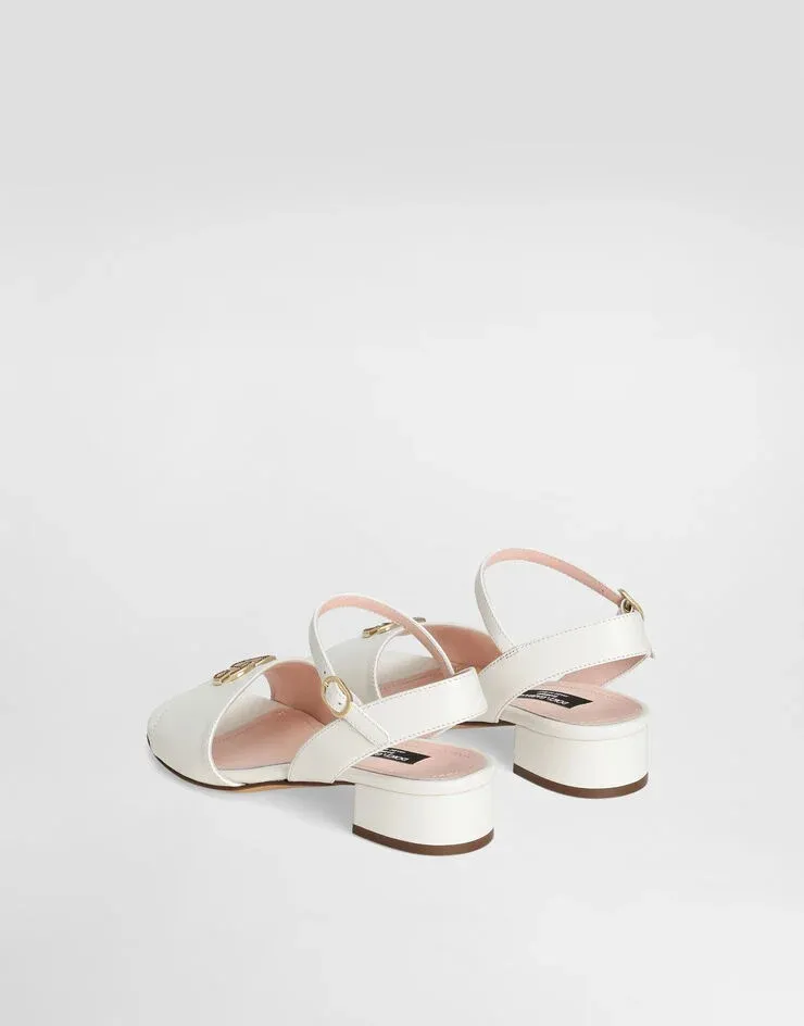 Logo-Plaque Sandals