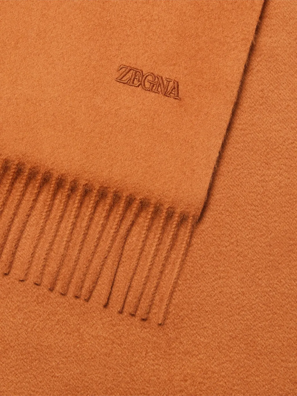 Zegna Oasi Fringed Scarf