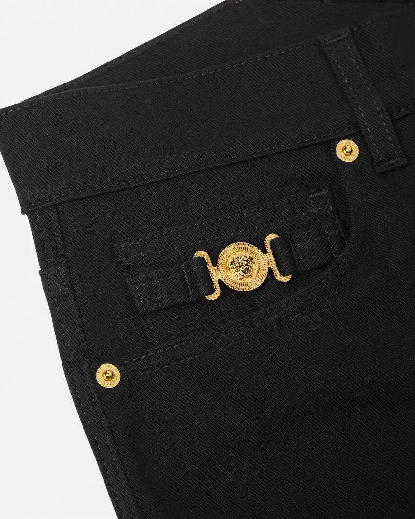 Versace Low-Rise Straight-Leg Jeans