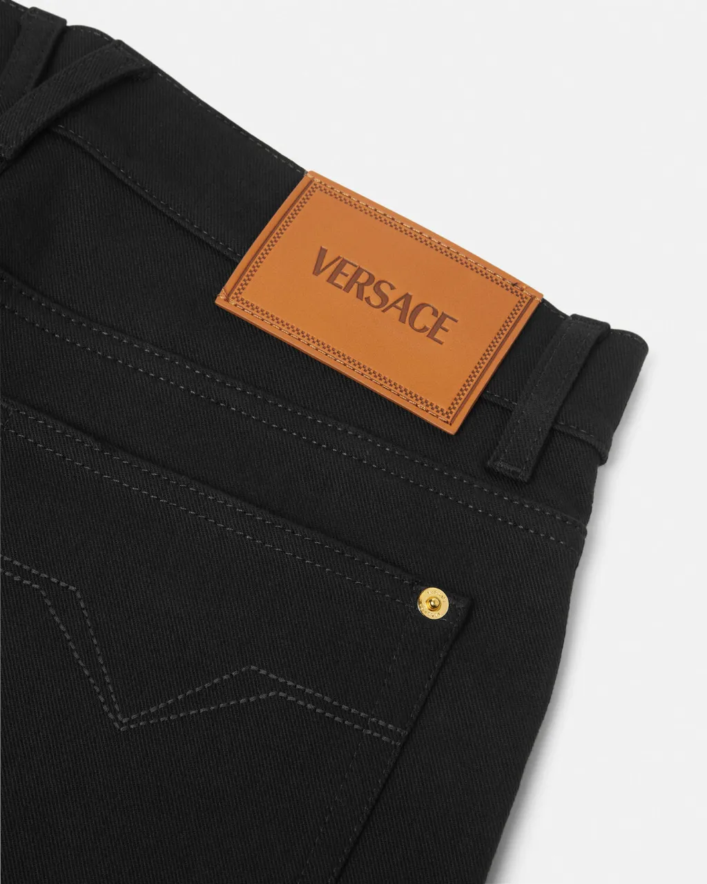 Versace Low-Rise Straight-Leg Jeans