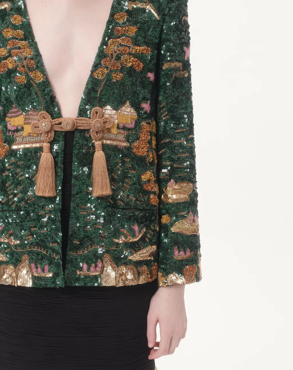 Embroidered Blazer