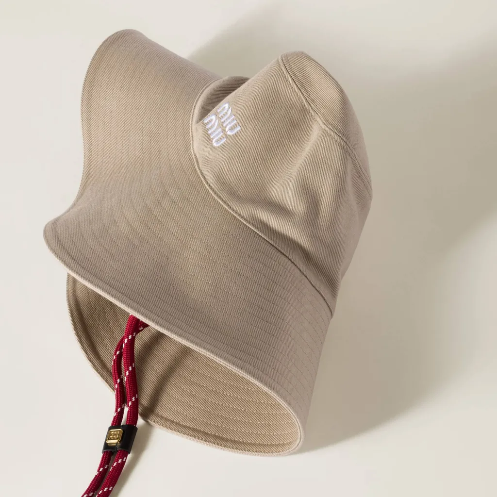 Miu Miu Logo-Embroidered Bucket Hat
