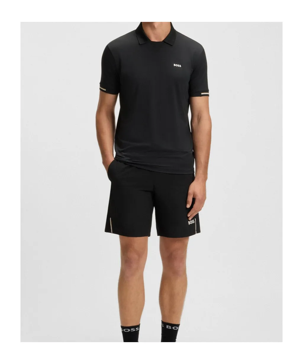 Boss Hugo Boss Modern Placket Stretch Mesh Polo Shirt