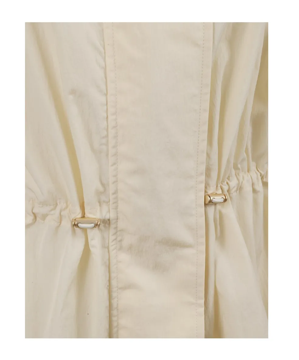 Concealed-Fastening Drawstring Cape