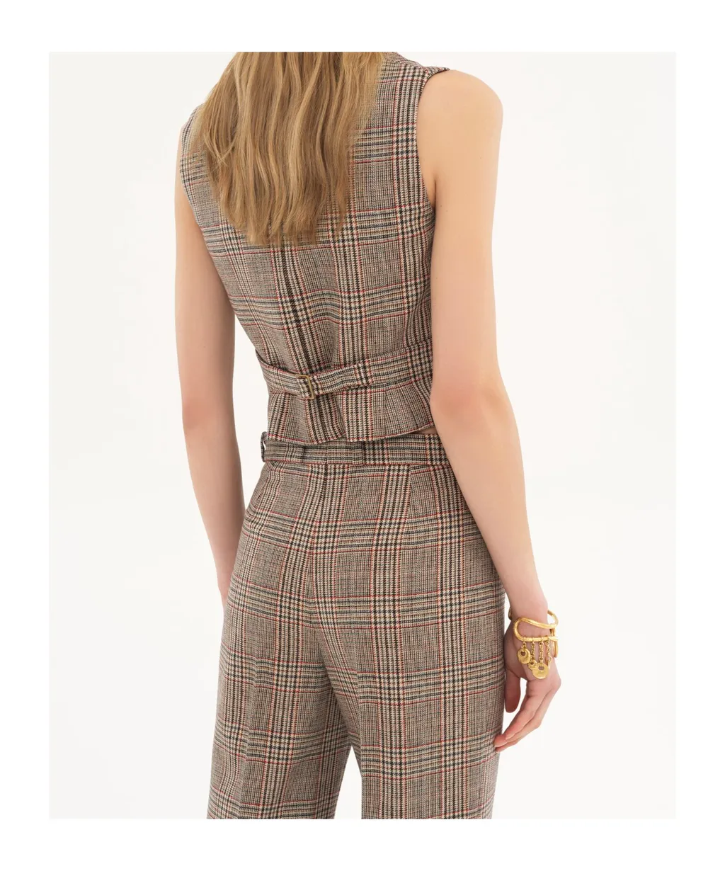 Sleeveless Wool Vest