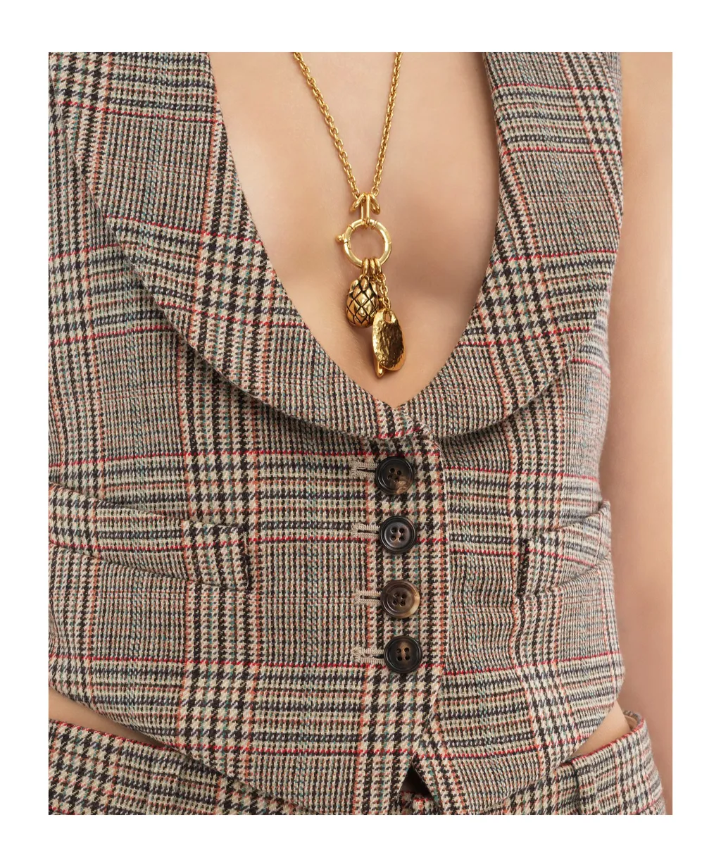 Sleeveless Wool Vest