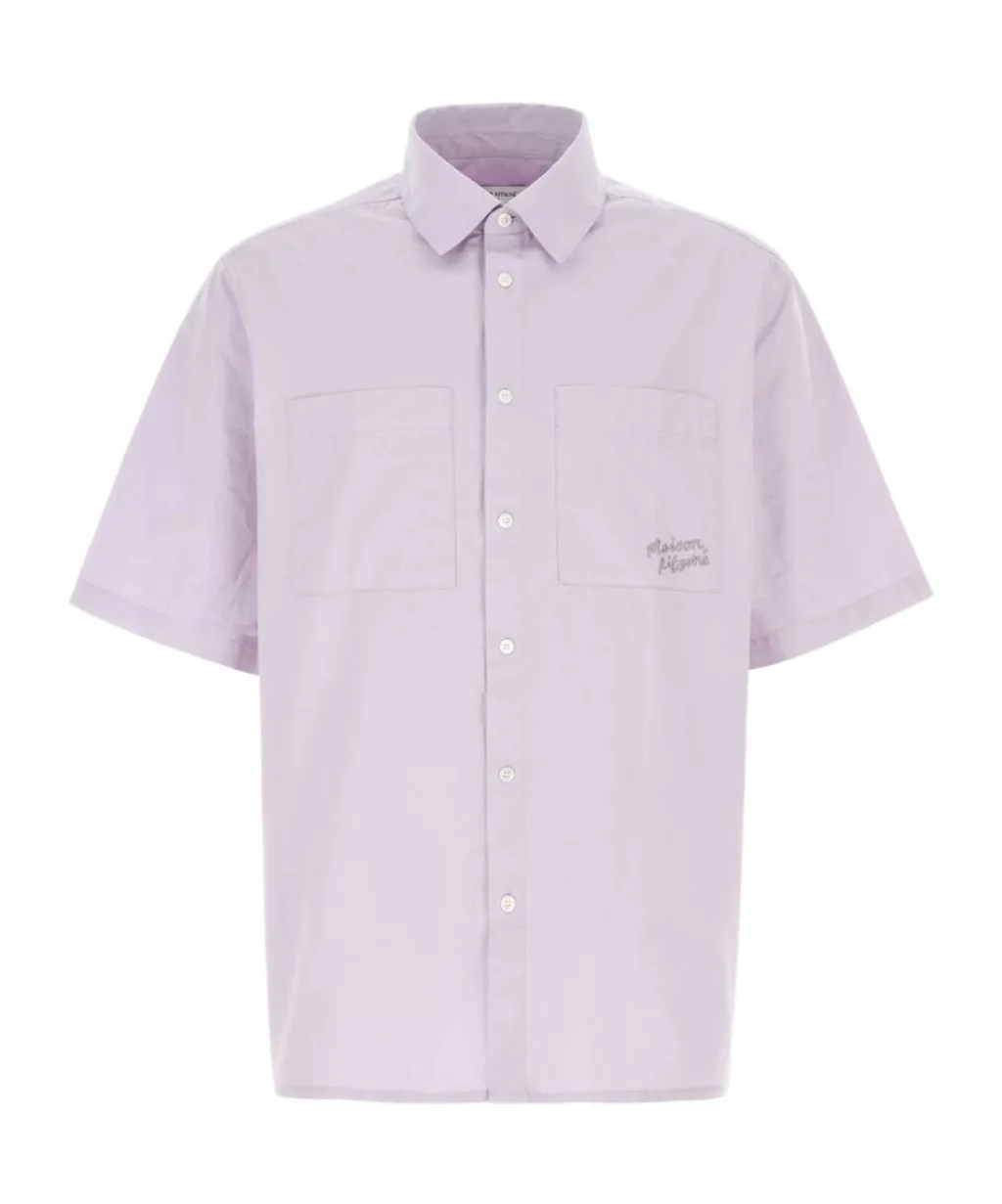 Maison Kitsun Relaxed Short Sleeve Shirt