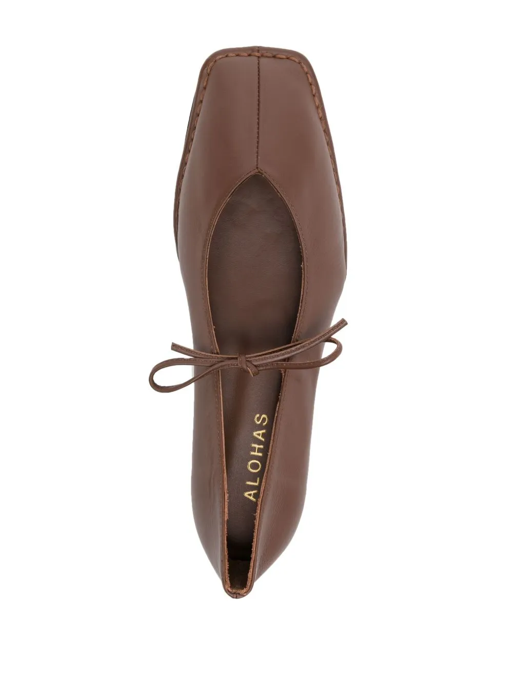 Square-Toe Flat Shoes