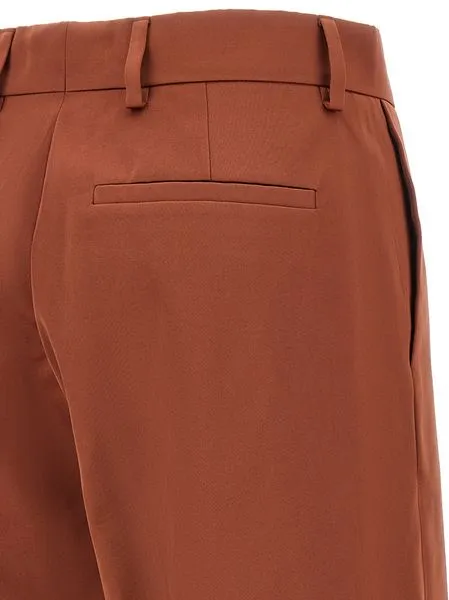 Dries Van Noten Mid-Waisted Taffeta Trousers