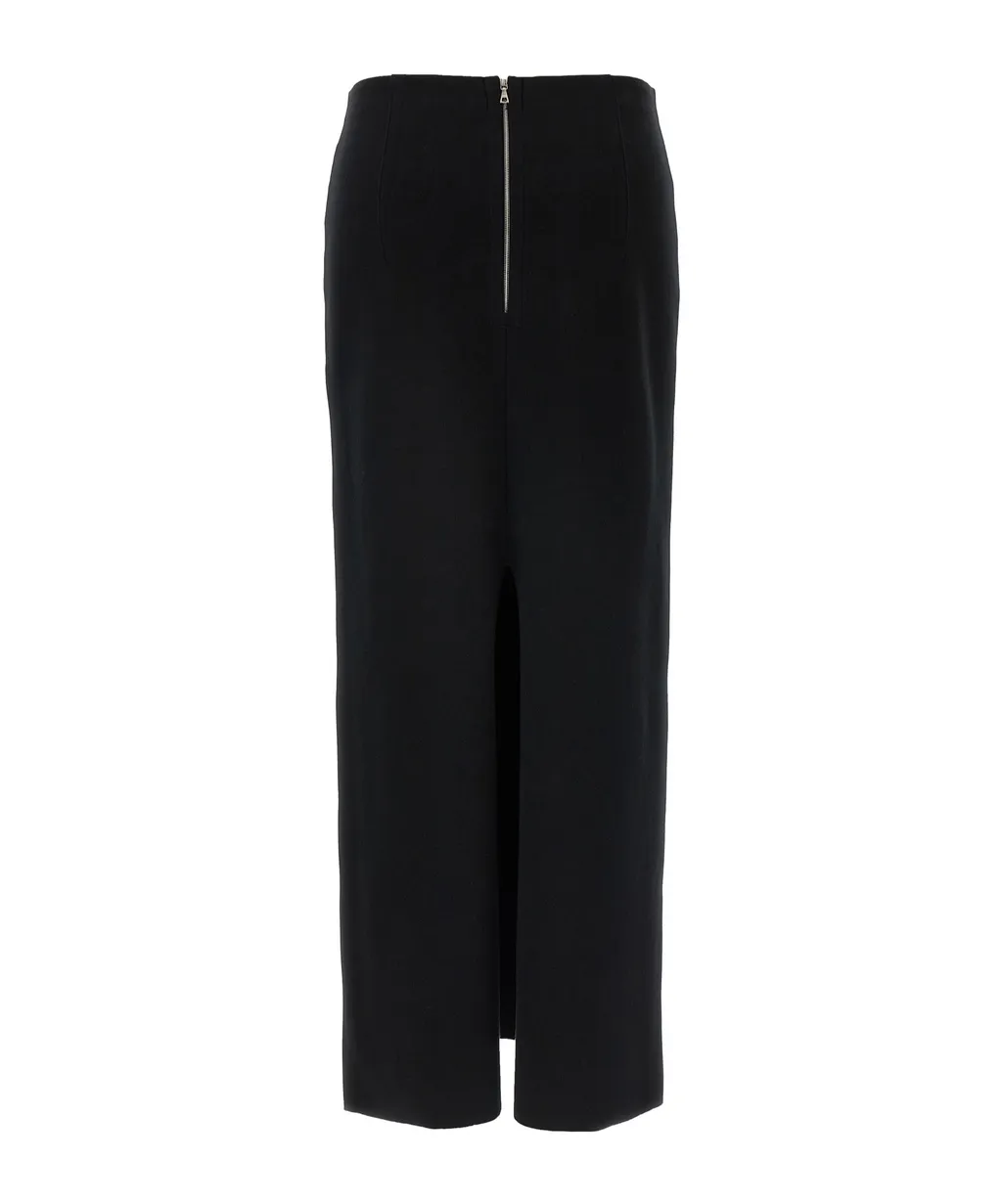Auralee Stretch Double Face Knit Skirt
