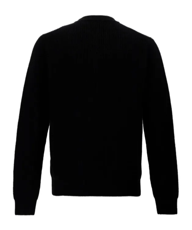 Ribbed Crew-Neck Sweater