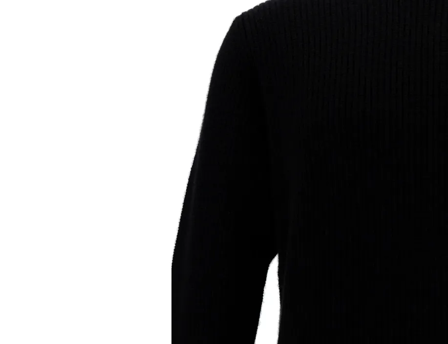 Ribbed Crew-Neck Sweater