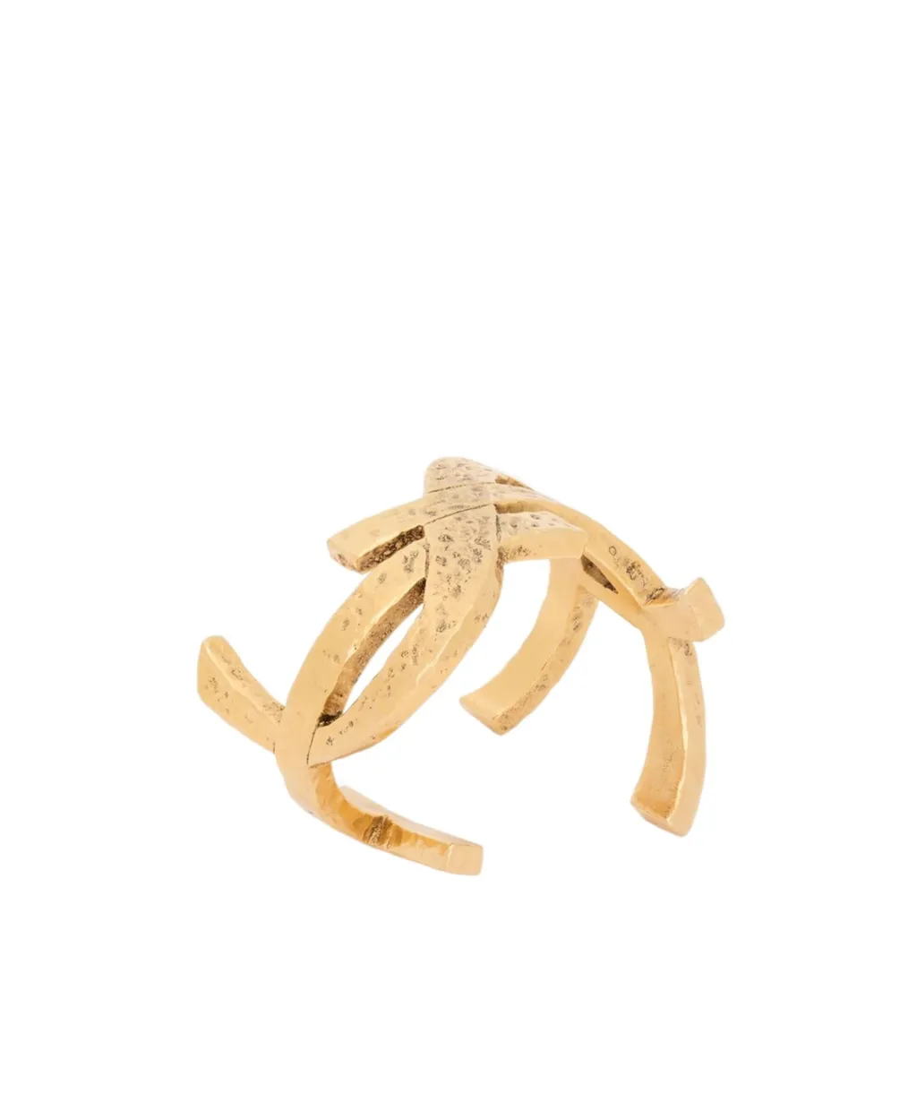 Saint Laurent Cassandre Twisted Cuff