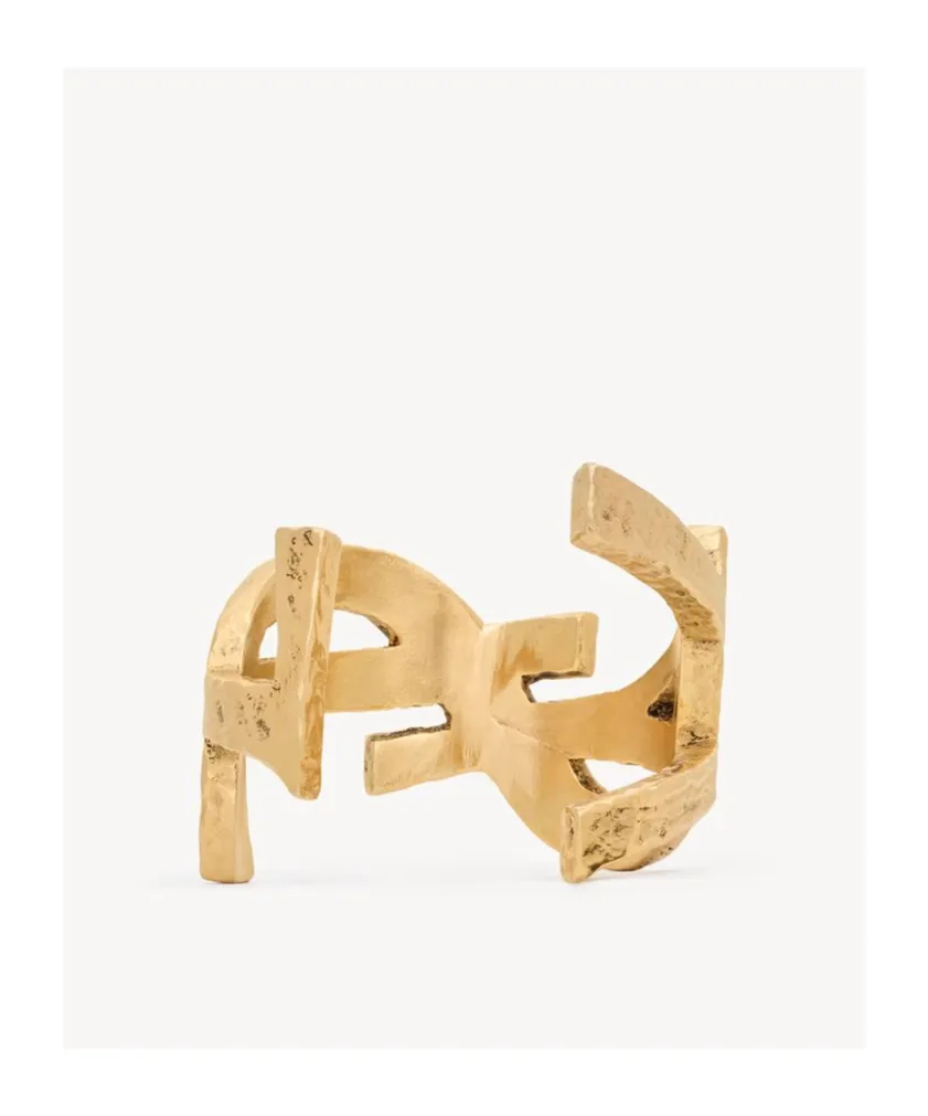 Saint Laurent Cassandre Twisted Cuff