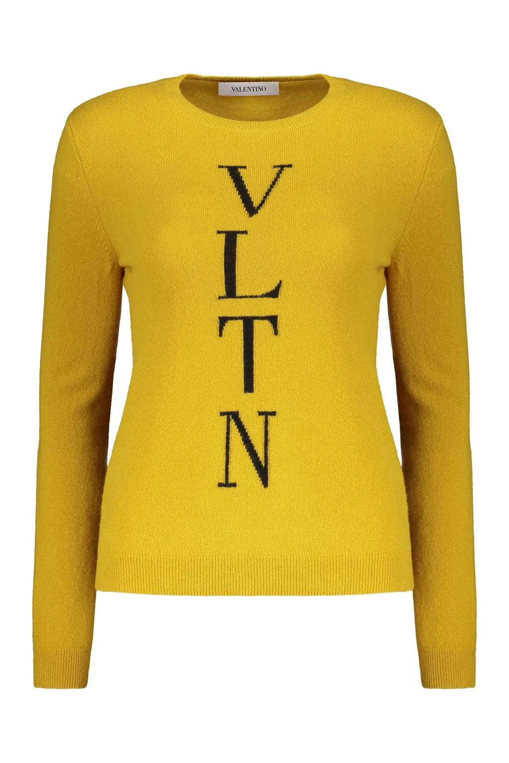 Intarsia-Knit Logo Jumper