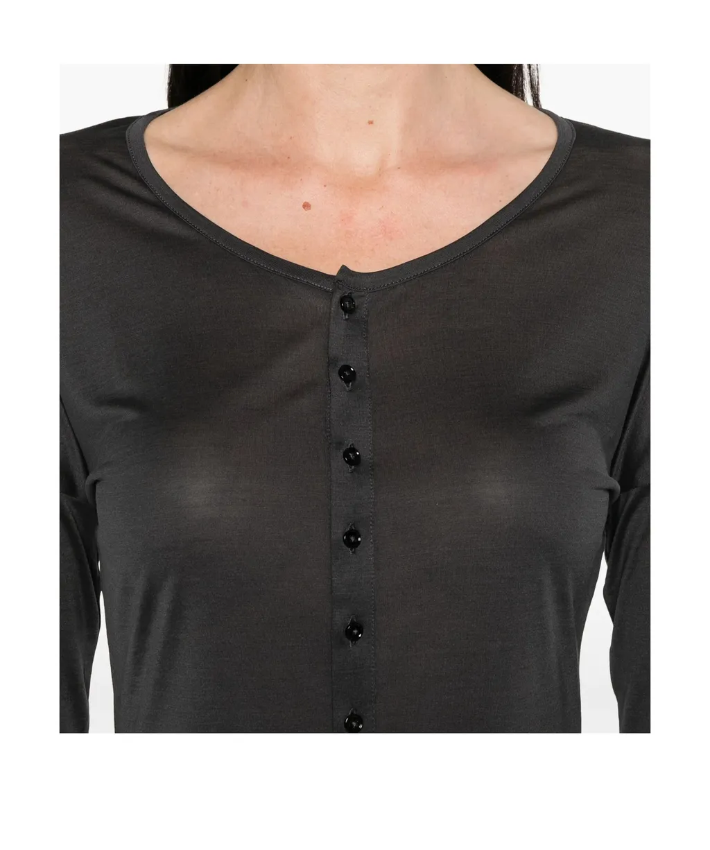 Lemaire Round Neck Straight Hem T-Shirt