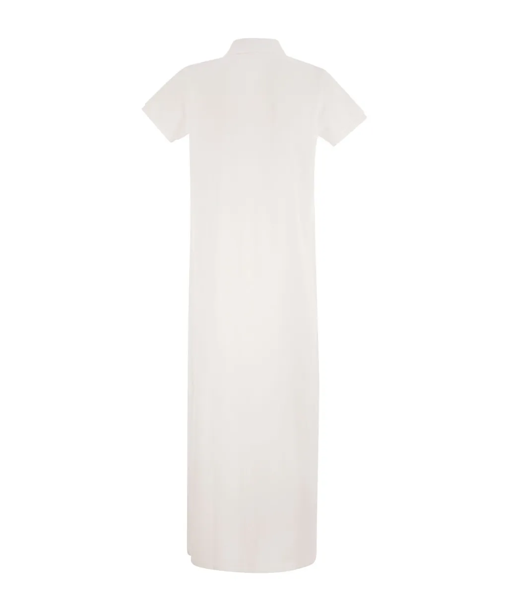 Polo Ralph Lauren Logo-Embroidered Polo Shirt Dress