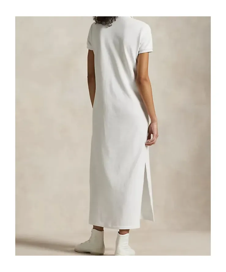 Polo Ralph Lauren Logo-Embroidered Polo Shirt Dress