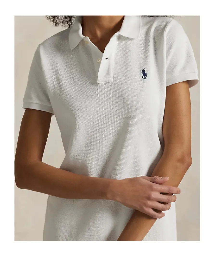 Polo Ralph Lauren Logo-Embroidered Polo Shirt Dress